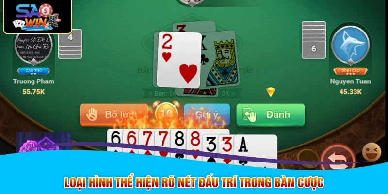 Loại hình thể hiện rõ nét đấu trí trong bàn cược